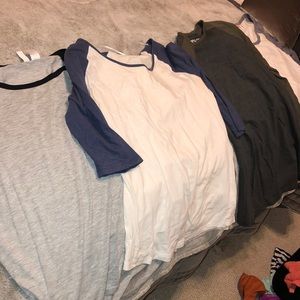 2 Baseball tees